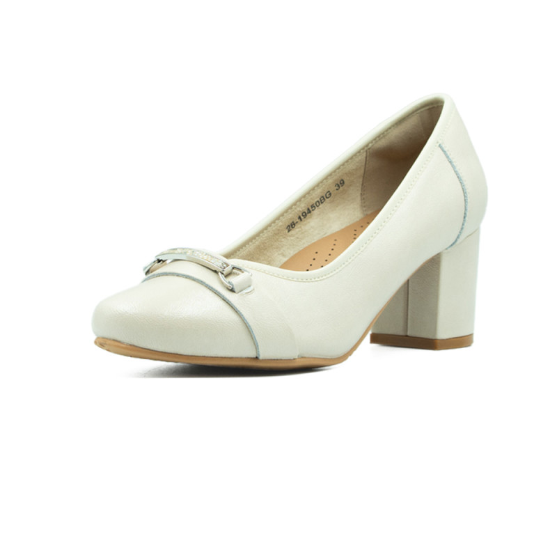 ambell augstpapēžu kurpes sievietēm, smilšu krāsā 19450BG