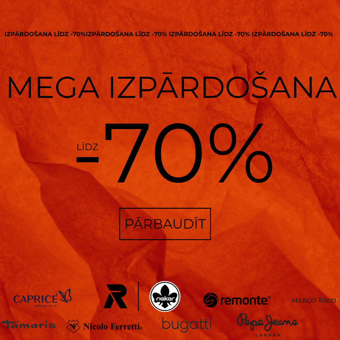 MEGA IZPĀRDOŠANA